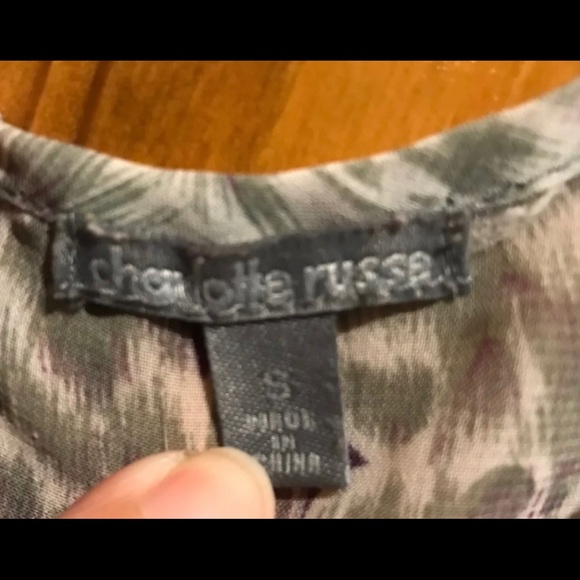 Charlotte Russe SeeThru Tank Top
Sz Small 4 - 6 - Picture 2 of 7